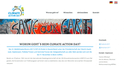 Desktop Screenshot of climateactionday.org